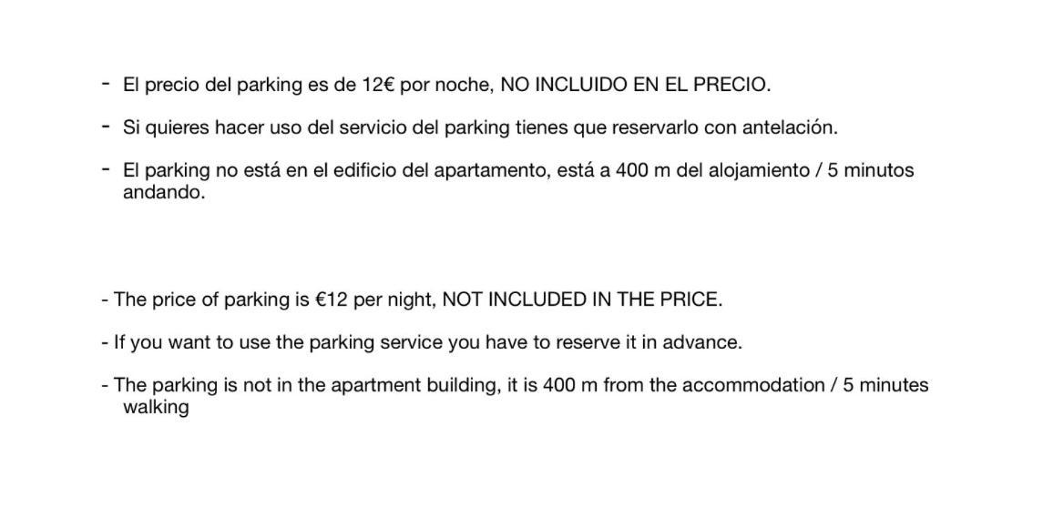 Trauko Flat Parking 12 Euros X Day Ebi01313 Lägenhet Bilbao Exteriör bild